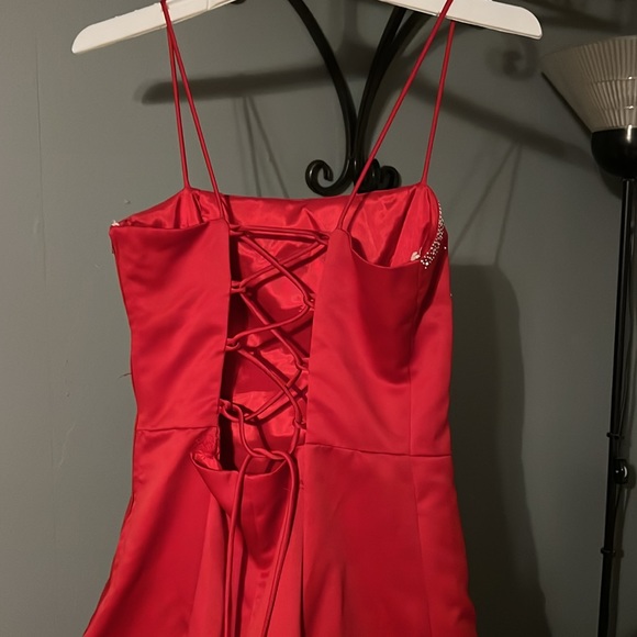 Elegant and Classy Red Formal dress- size 11/12-Prom season is coming!! - Picture 6 of 11